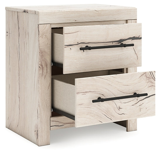 Lawroy Full Panel Storage Bed with Mirrored Dresser and Chest