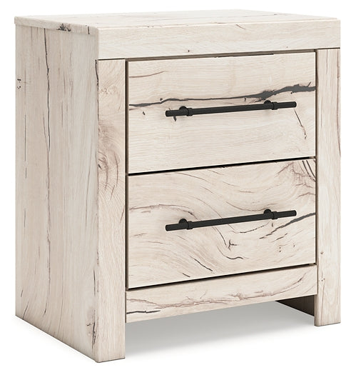 Lawroy King Panel Headboard with Mirrored Dresser and Nightstand