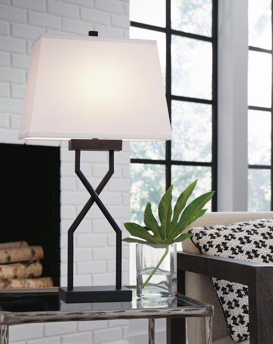 Ashley Express - Brookthrone Metal Table Lamp (2/CN)
