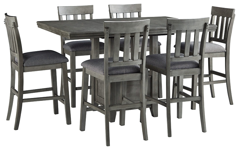 Counter height dining sales table seats 6