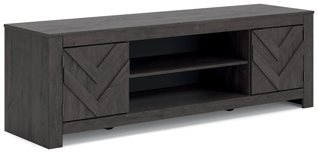 Cayboni LG TV Stand w/Fireplace Option