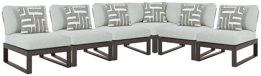 Ashley Express - Beachloft 6-Piece Outdoor Sectional