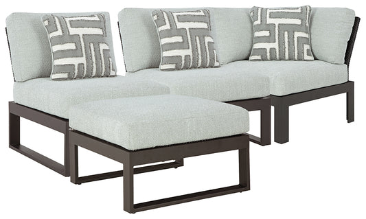 Ashley Express - Beachloft 4-Piece Outdoor Sectional
