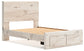 Lawroy Full Panel Storage Bed with Mirrored Dresser, Chest and Nightstand