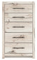 Lawroy Full Panel Storage Bed with Mirrored Dresser, Chest and Nightstand