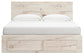 Lawroy King Panel Storage Bed with Mirrored Dresser, Chest and Nightstand