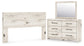 Lawroy King Panel Headboard with Mirrored Dresser