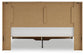 Lawroy King Panel Storage Bed with Mirrored Dresser and Chest