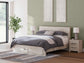 Lawroy King Panel Storage Bed with Mirrored Dresser and Chest