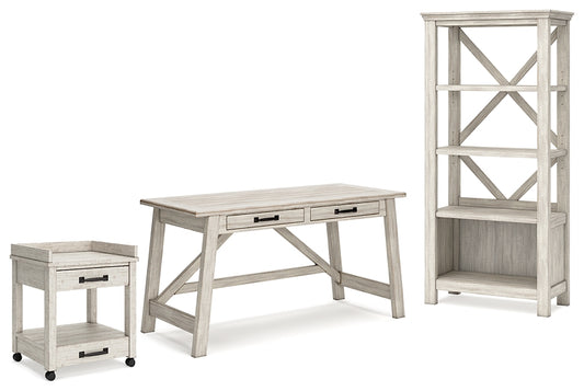 Ashley Express - Carynhurst Home Office Desk and Storage