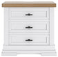 Ashbryn Queen Panel Storage Bed with Mirrored Dresser and Nightstand