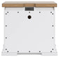 Ashbryn Queen Panel Storage Bed with Mirrored Dresser and Nightstand