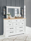 Ashbryn Queen Panel Storage Bed with Mirrored Dresser and Nightstand