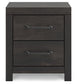Hollivern Full Panel Bed with Mirrored Dresser and Nightstand