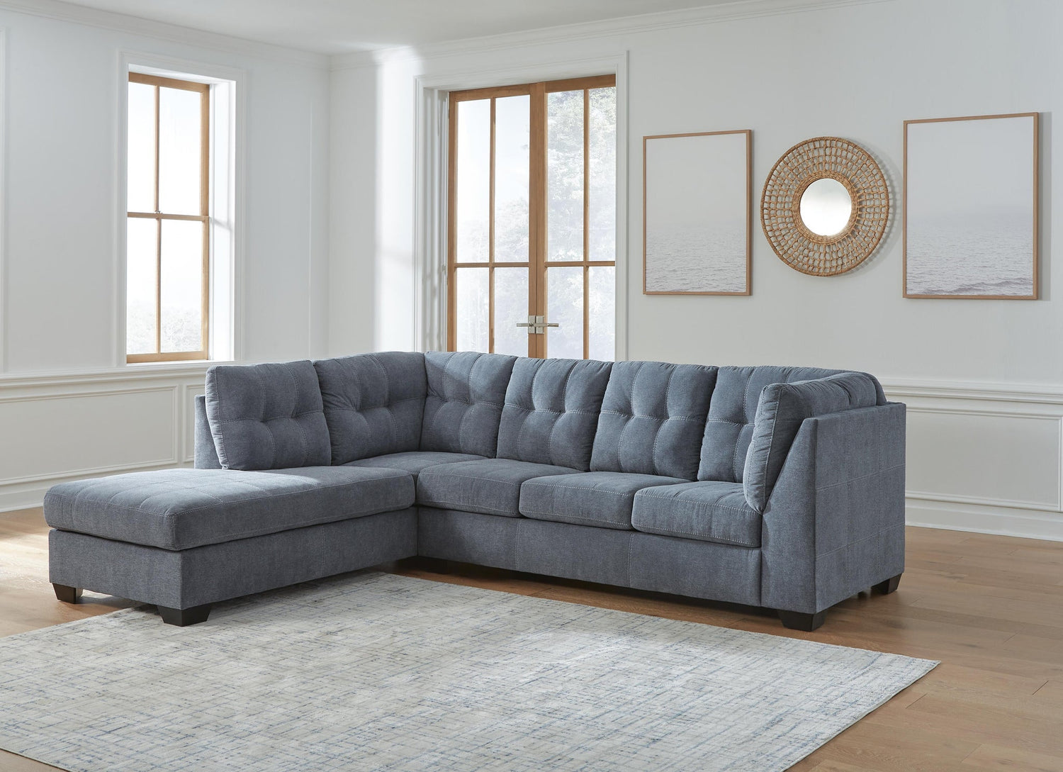 Sectionals > Microfiber