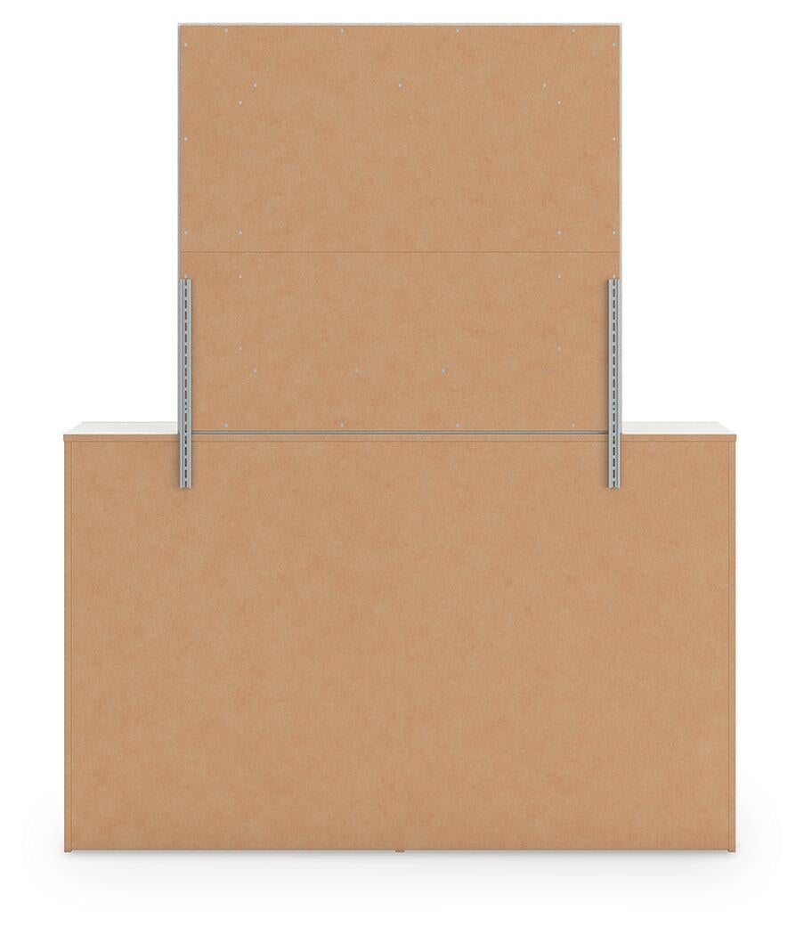 Zuraleus King Upholstered Bed, Dresser, Mirror, Chest and Nightstand