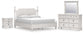 Rowlenstown California King Poster Bed, Dresser, Mirror and Nightstand