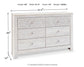 Paxberry Six Drawer Dresser