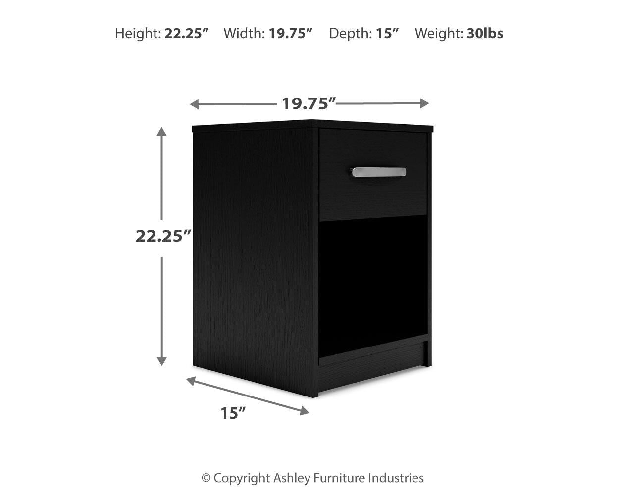 Ashley Express - Finch One Drawer Night Stand