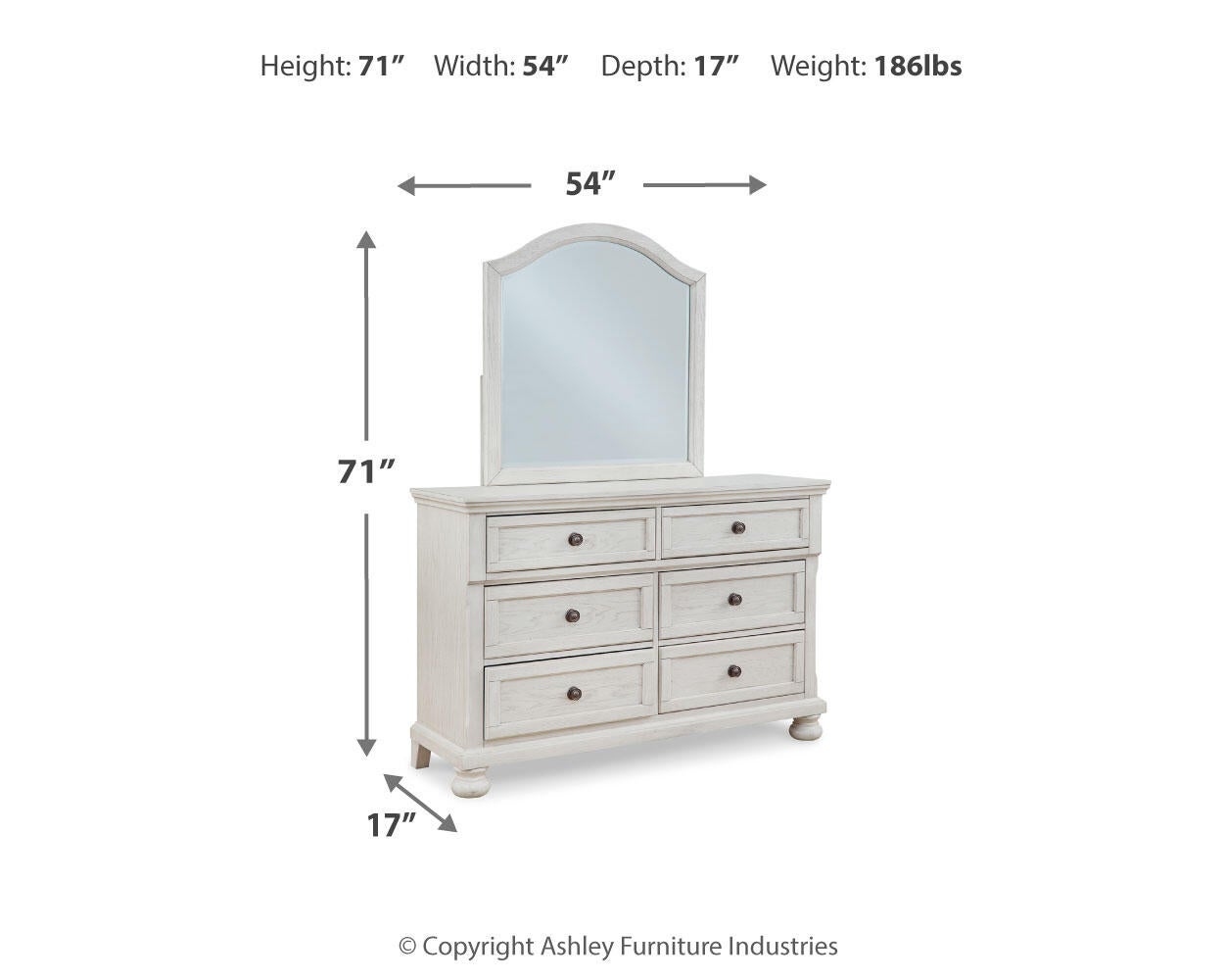 Robbinsdale Dresser and Mirror