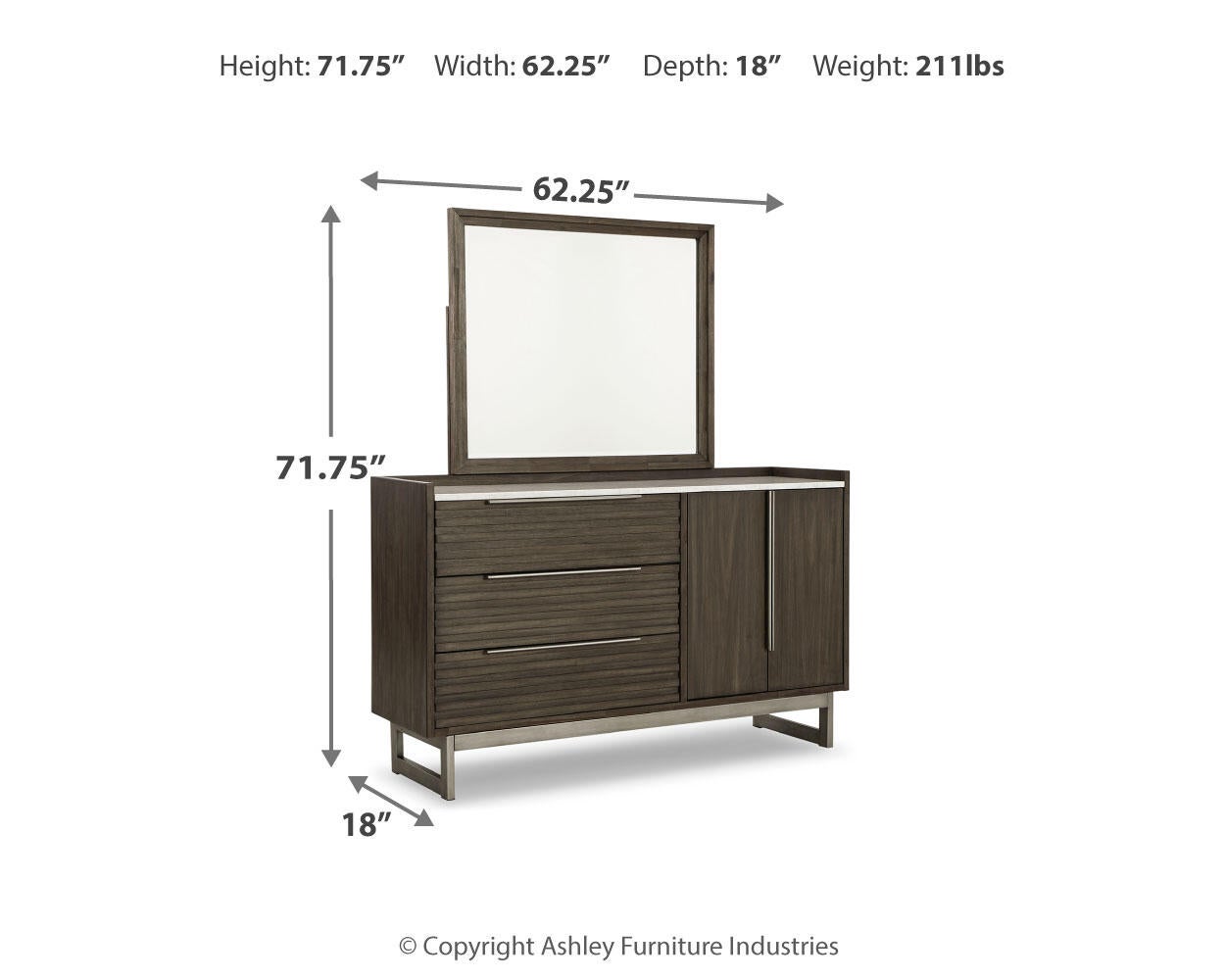 Arkenton Dresser and Mirror