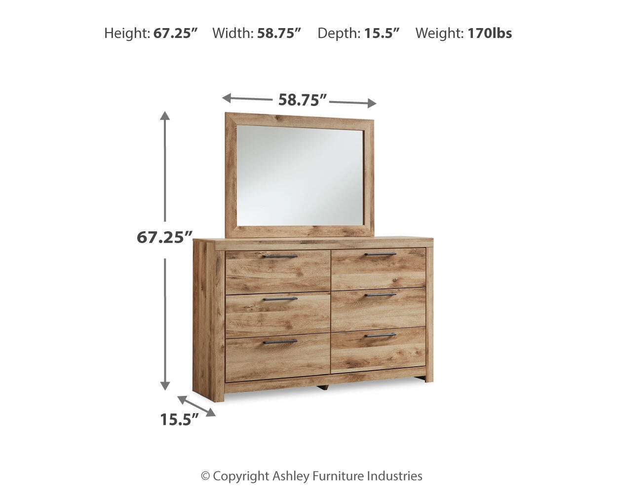 Hyanna Dresser and Mirror
