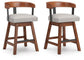 Ashley Express - Ralene UPH Swivel Barstool (2/CN)