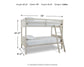 Robbinsdale Twin/Twin Bunk Bed w/Ladder