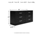 Ashley Express - Finch Six Drawer Dresser