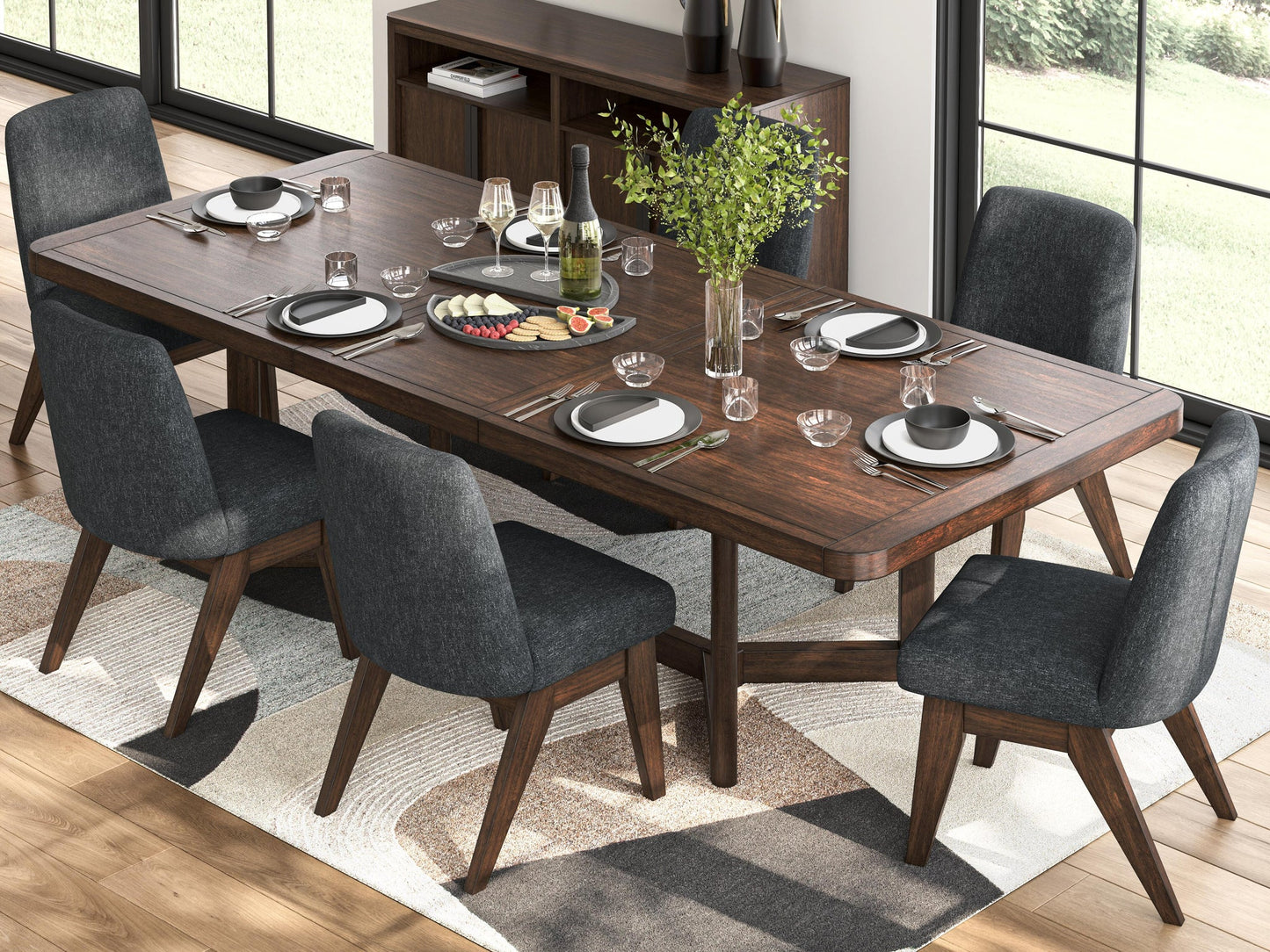 Kendamor Dining Table and 6 Chairs