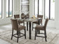 Ashley Express - Jazmore Counter Height Dining Table and 4 Barstools
