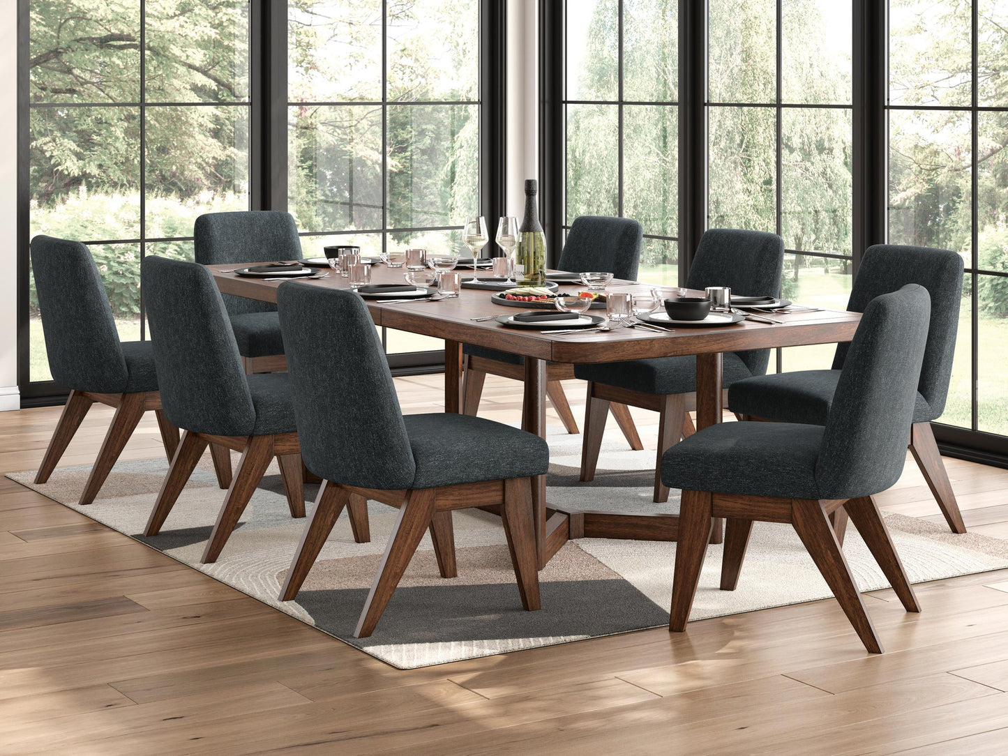 Kendamor Dining Table and 8 Chairs
