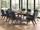Kendamor Dining Table and 8 Chairs