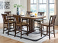 Anixburg Counter Height Dining Table and 6 Barstools