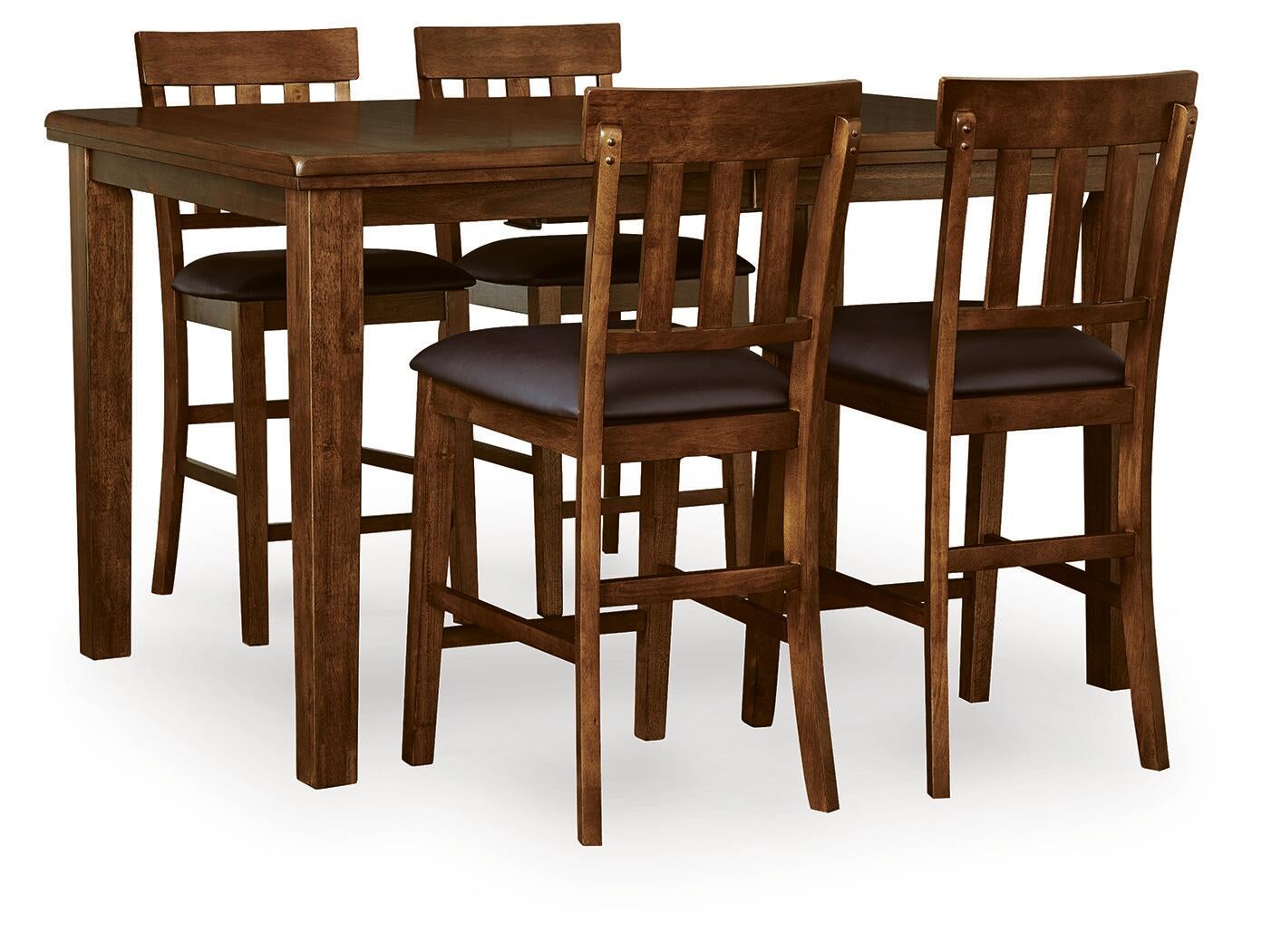 Ralene Counter Height Dining Table and 4 Barstools