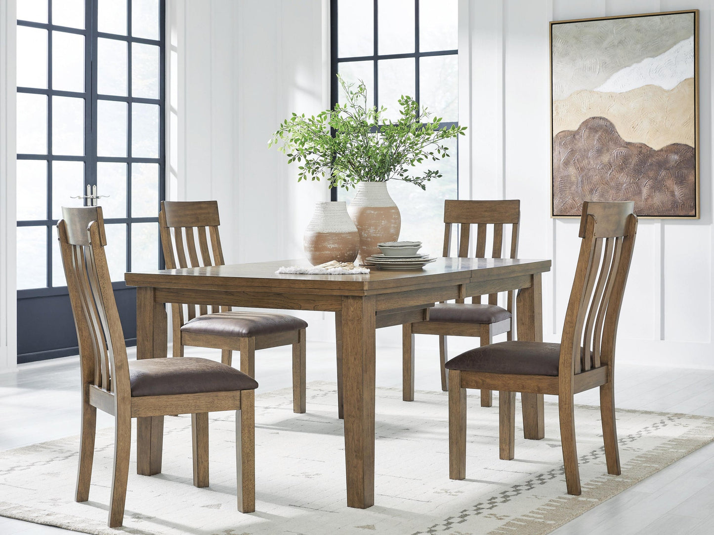 Broxtyn Dining Table and 4 Chairs