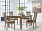 Broxtyn Dining Table and 4 Chairs
