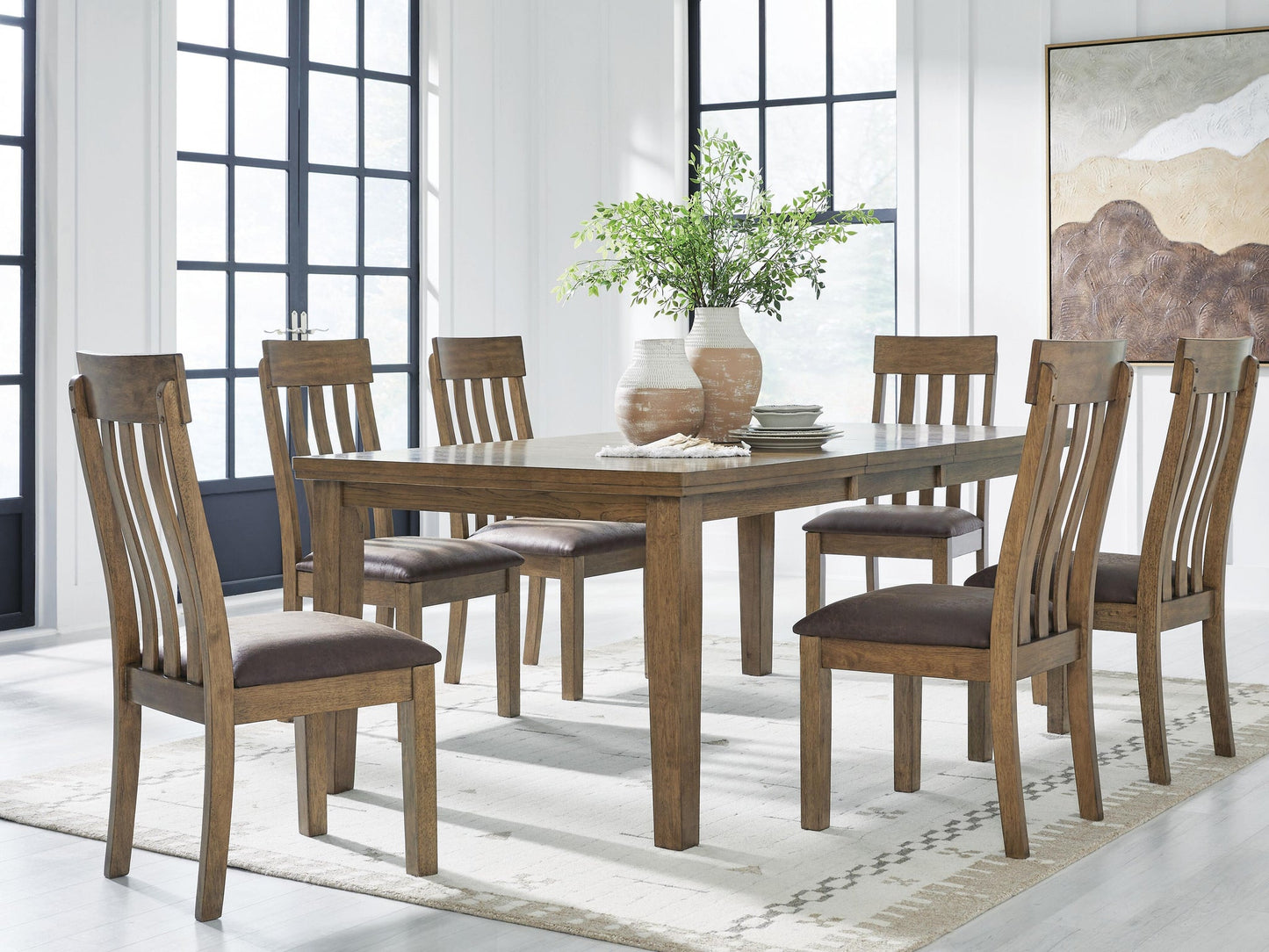 Broxtyn Dining Table and 6 Chairs