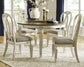 Realyn Dining Table and 4 Chairs