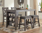 Ashley Express - Caitbrook Counter Height Dining Table and 4 Barstools