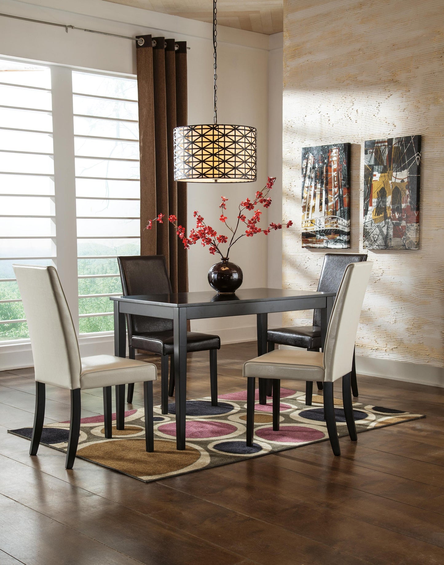 Ashley Express - Kimonte Dining Table and 4 Chairs