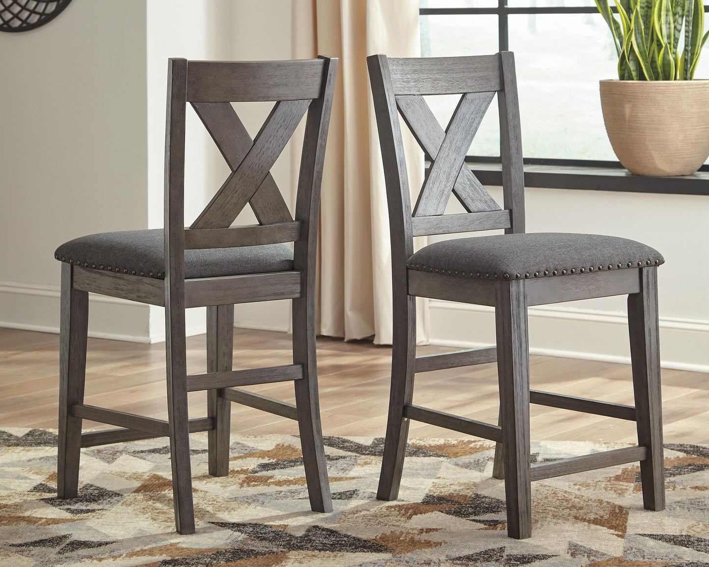 Ashley Express - Caitbrook Counter Height Dining Table and 4 Barstools