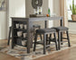 Ashley Express - Caitbrook Counter Height Dining Table and 4 Barstools