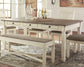 Bolanburg Dining Table and 4 Chairs