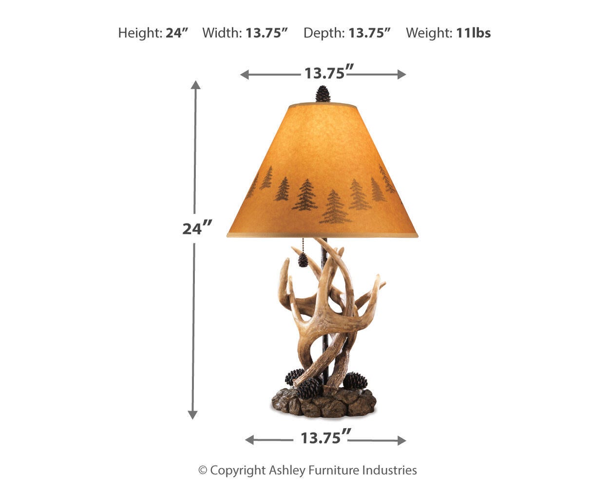 Ashley Express - Derek Poly Table Lamp (2/CN)