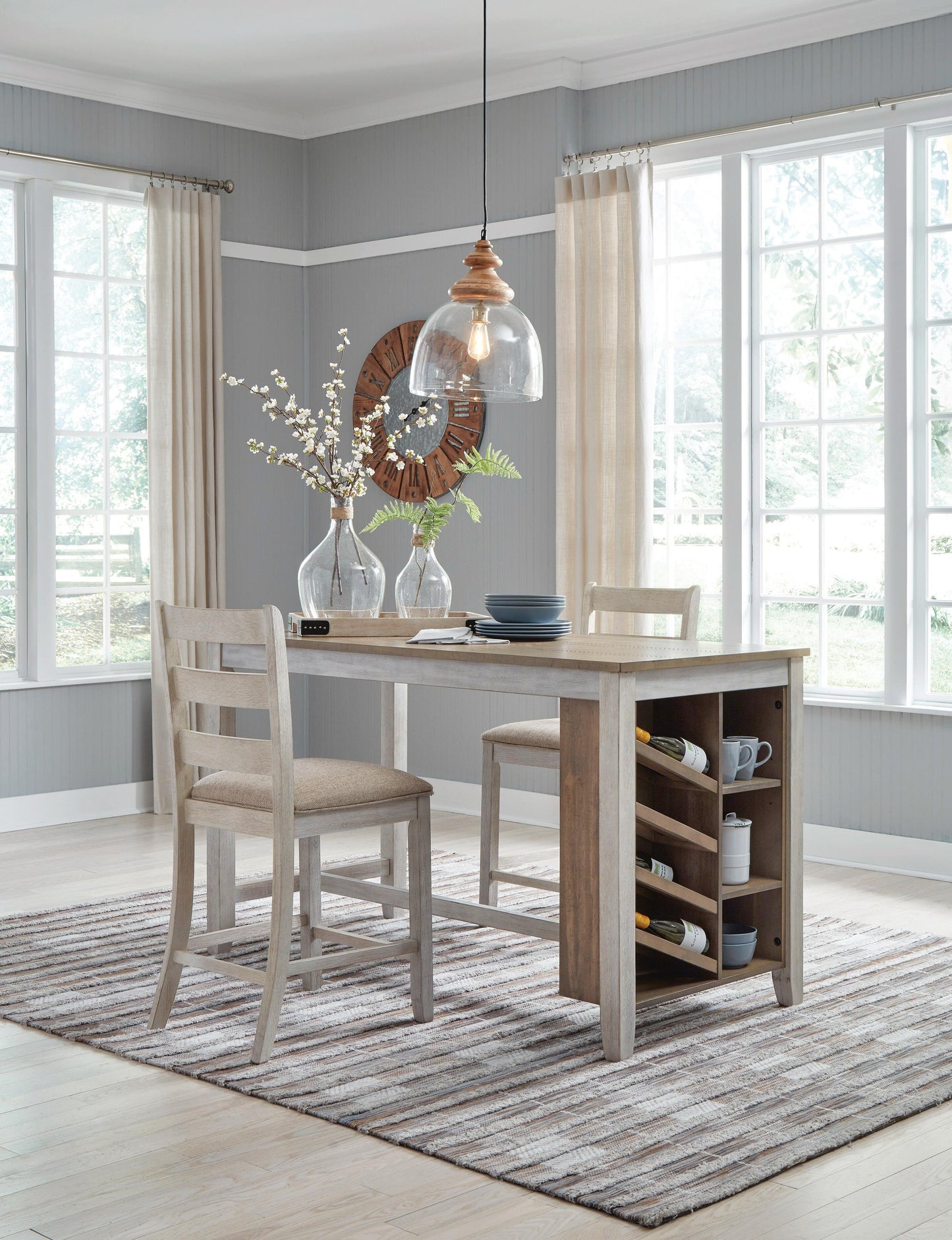 Ashley Express - Skempton RECT Counter Table w/Storage