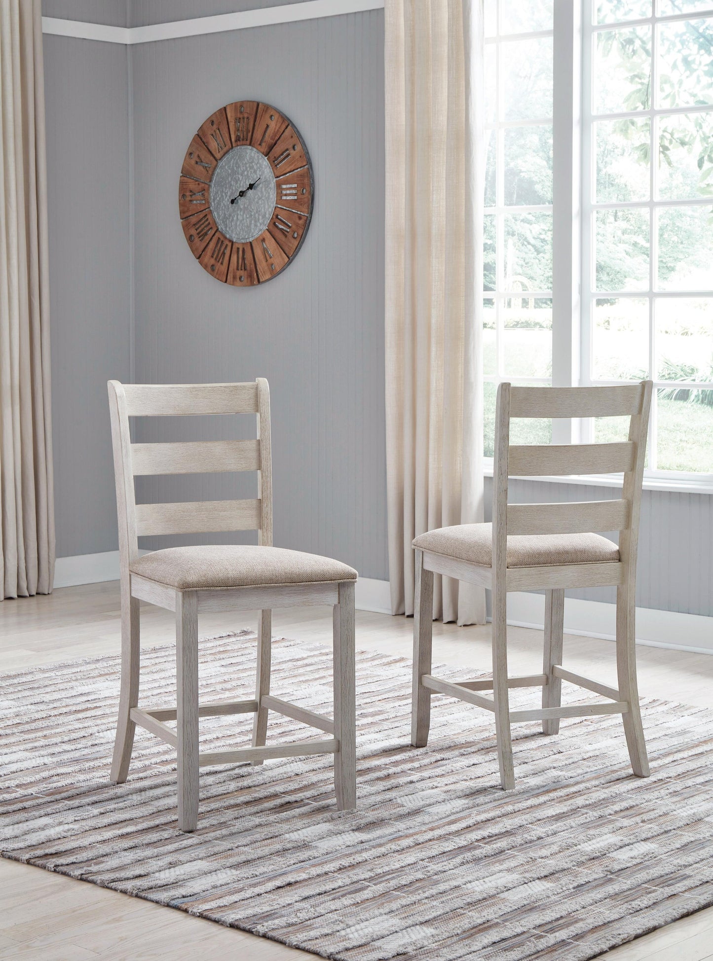 Ashley Express - Skempton Upholstered Barstool (2/CN)