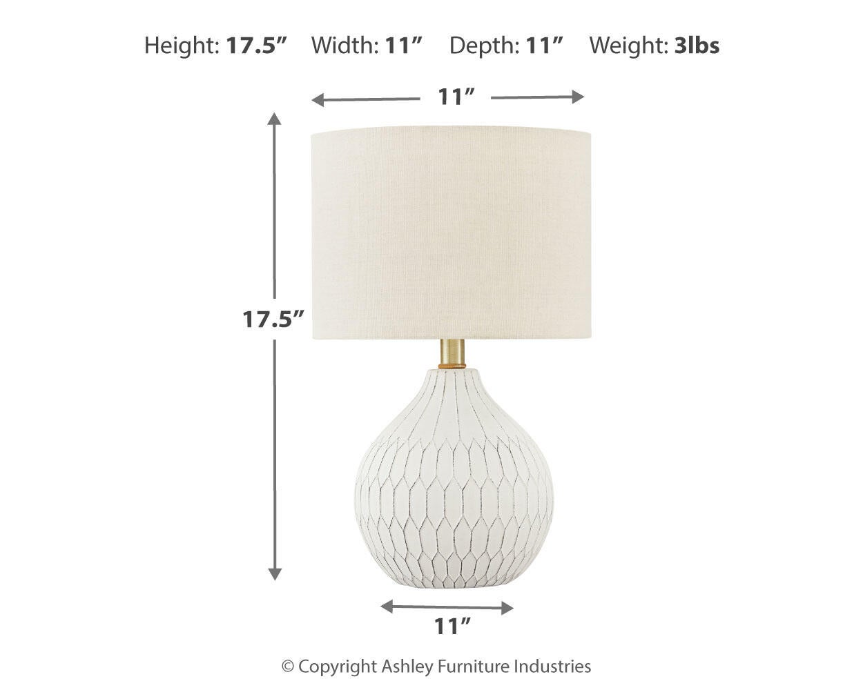Ashley Express - Wardmont Ceramic Table Lamp (1/CN)