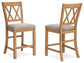 Ashley Express - Havonplane Upholstered Barstool (2/CN)