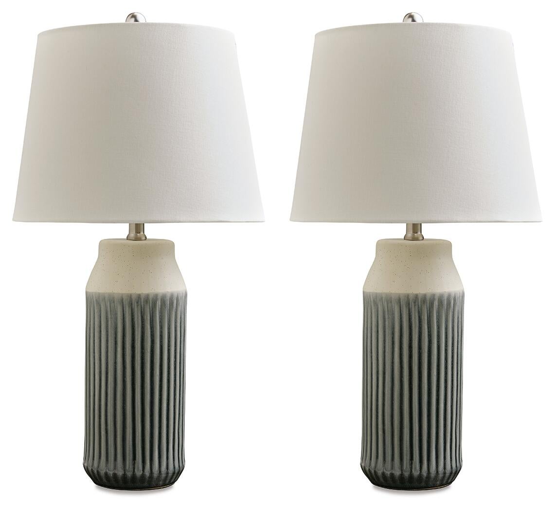 Ashley Express - Afener Ceramic Table Lamp (2/CN)